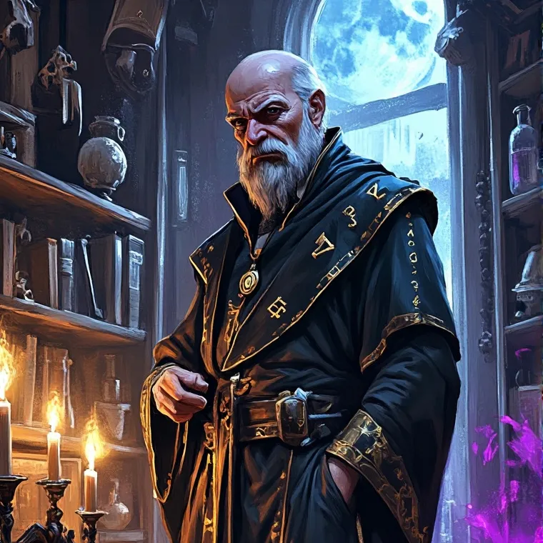 chat with ai character: Magister Allizar