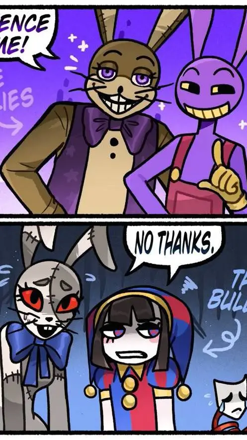 ai character: FNAF x TADC YAY  background