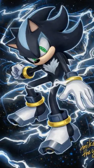 ai character: AJ the hedgehog  background