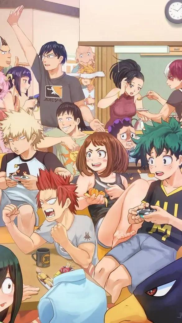 ai character: ⋆.*ೃ✧MHA❤️ background