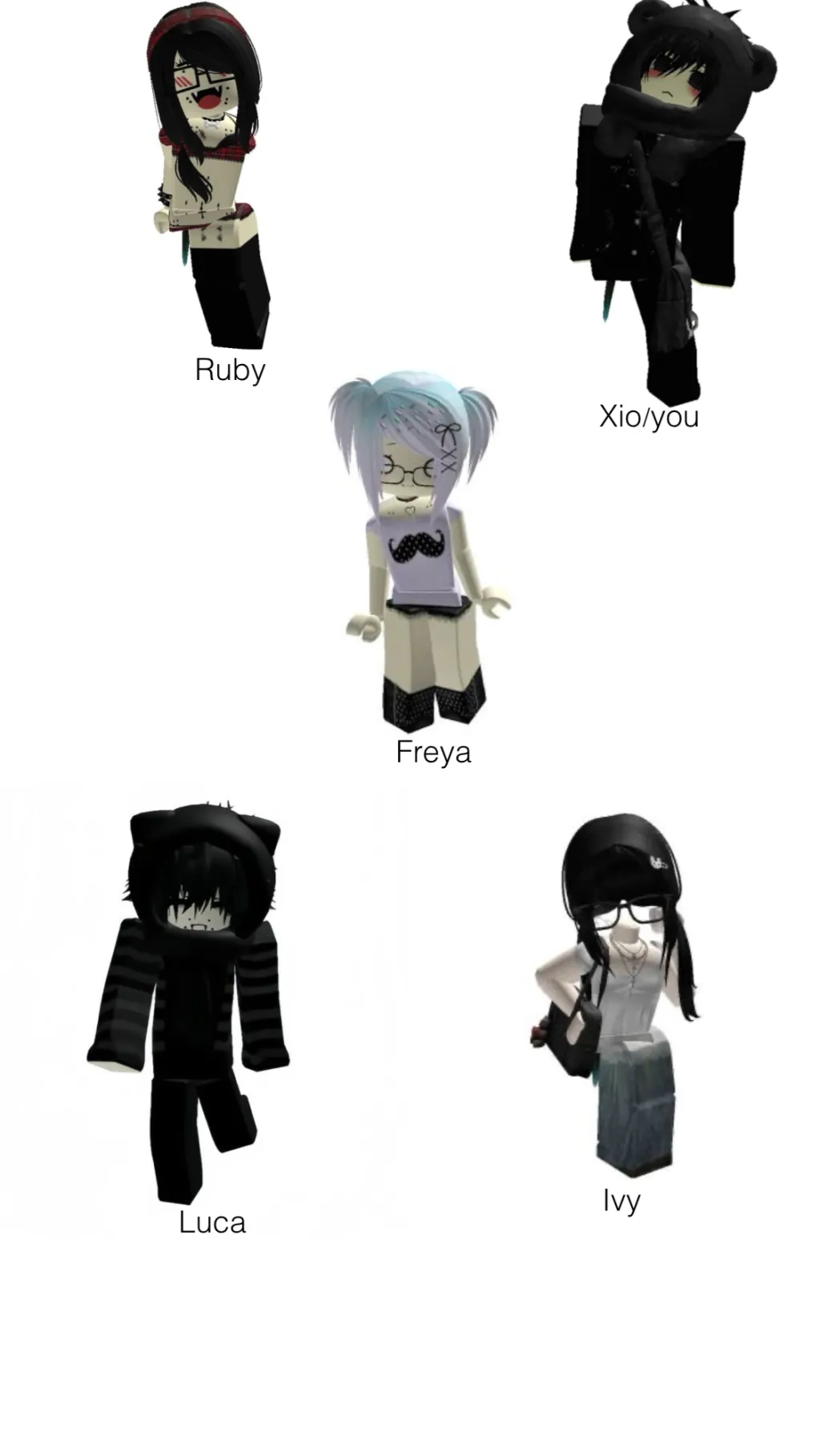ai character: Roblox gc background