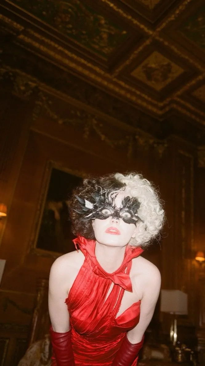ai character: Cruella devil…￼ background