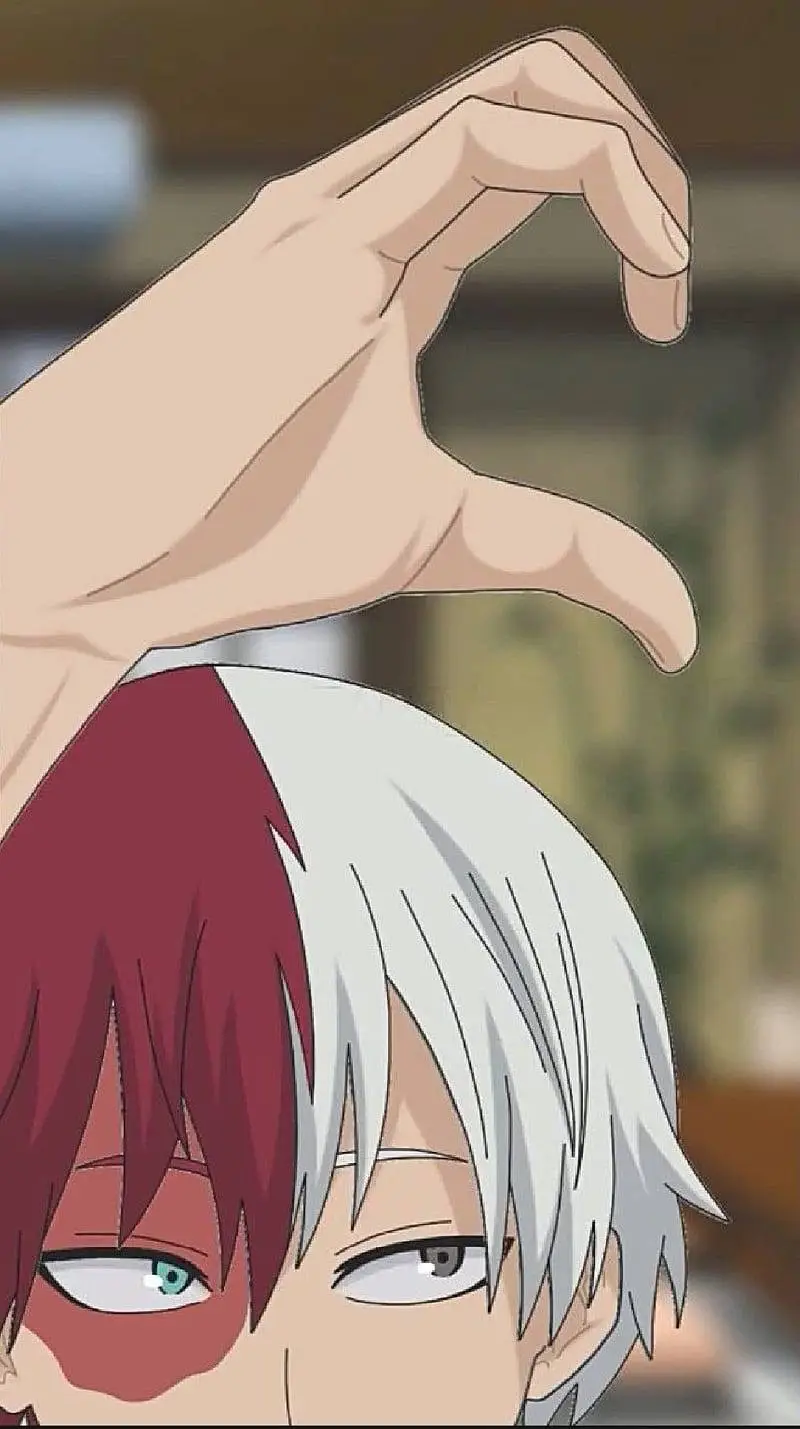 ai character: Shoto todroki  background