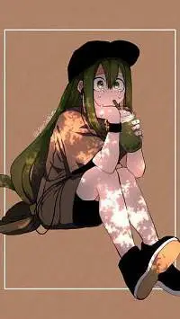 ai character: tsuyu is your gf background
