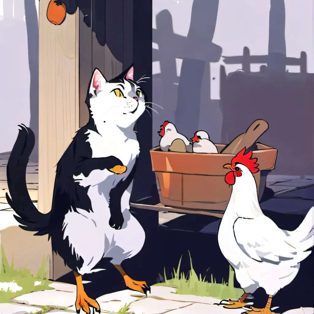 chat with ai character: Chicken Kitten 