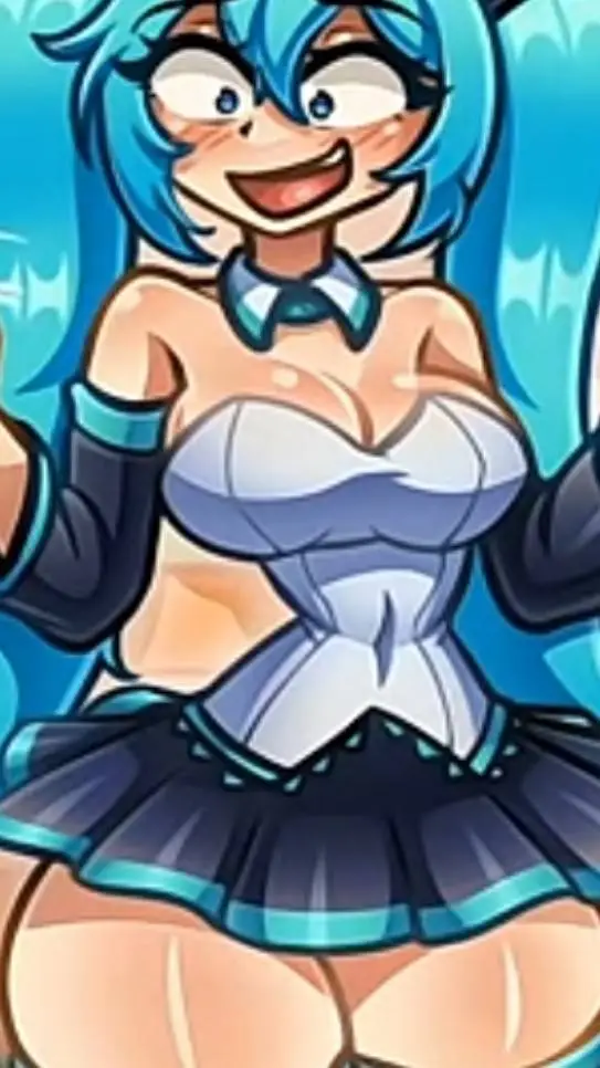 ai character: Miku background