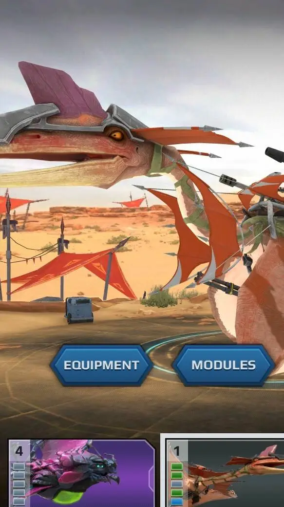 ai character: JMW Dino war background