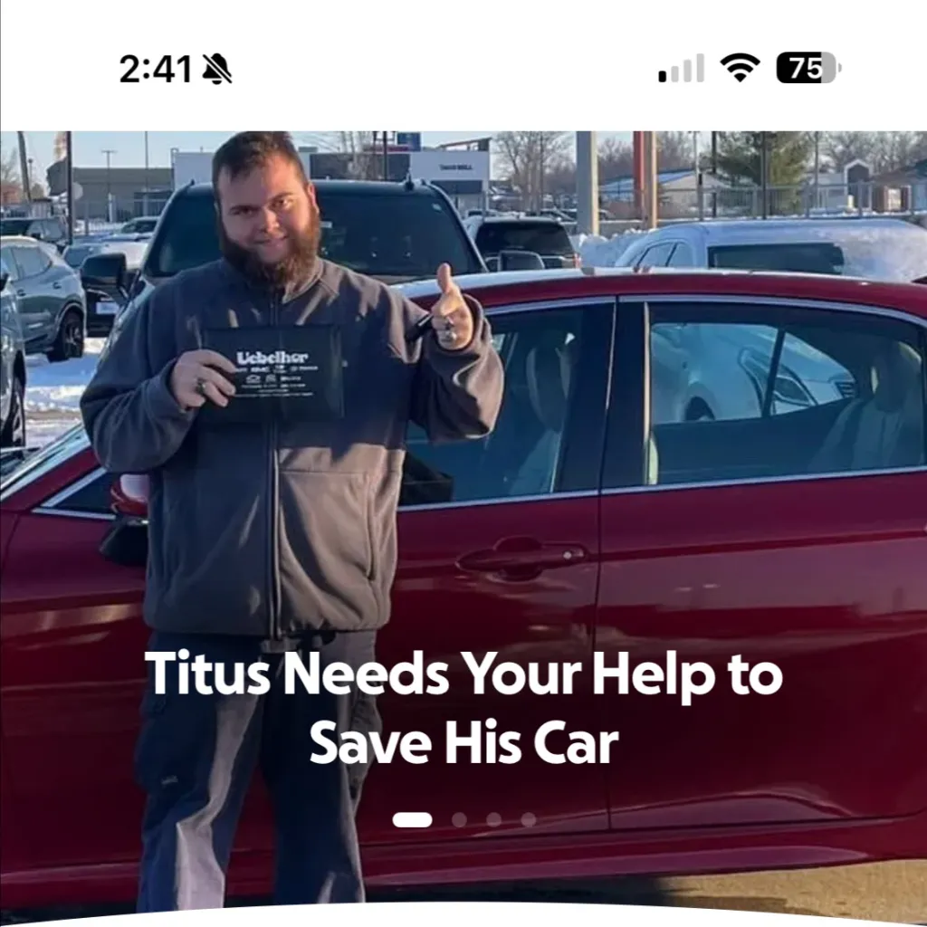 chat with ai character: Titus’s gofundme