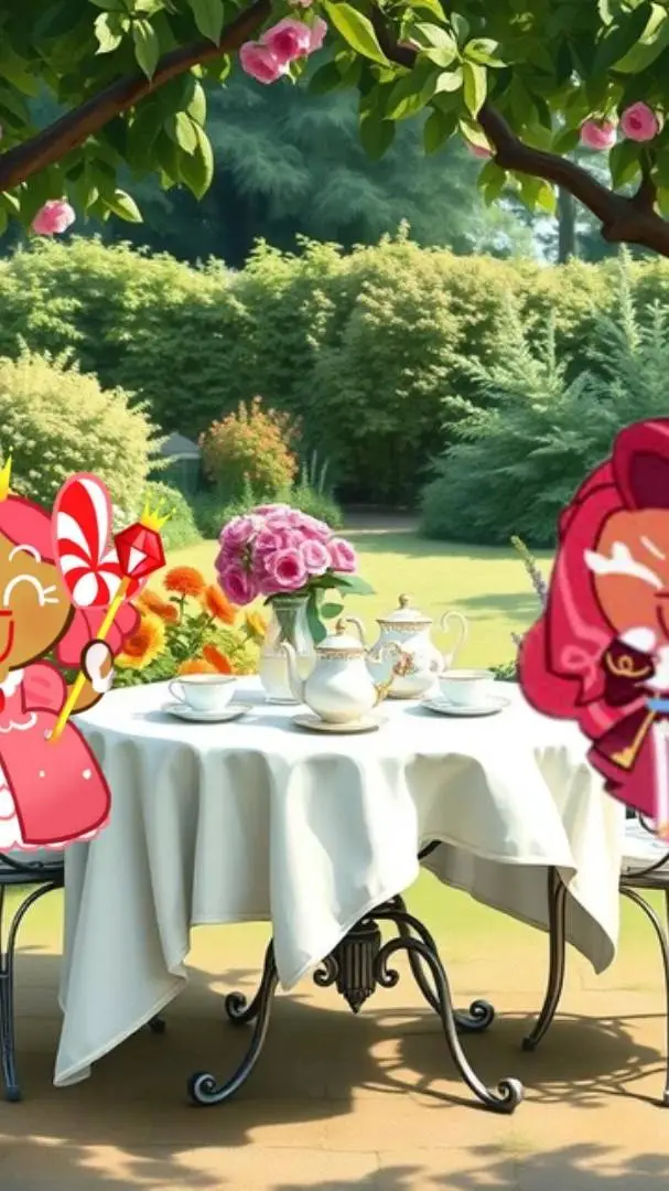 ai character: princessraspberry background