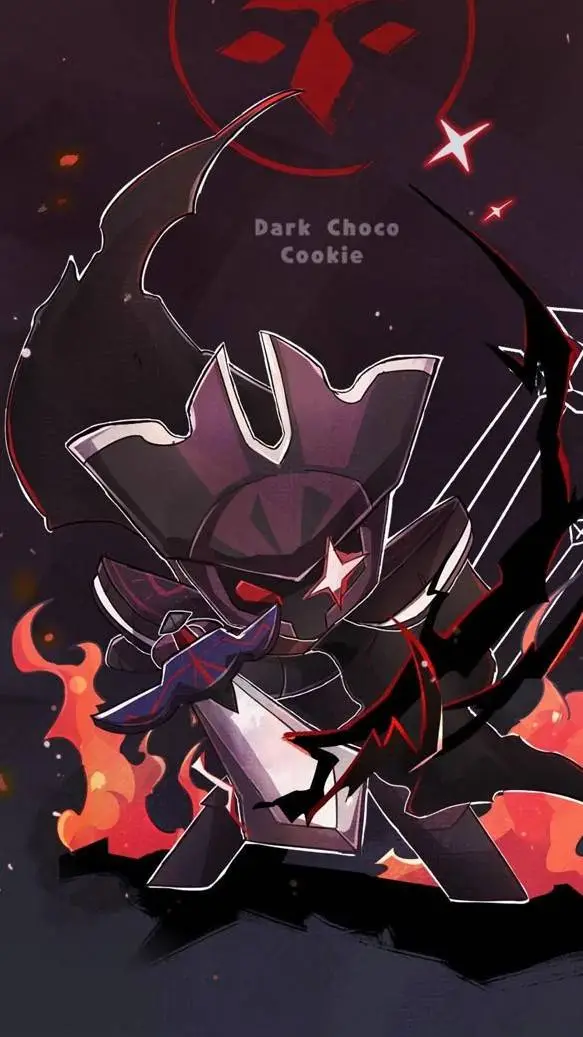ai character: dark choco background