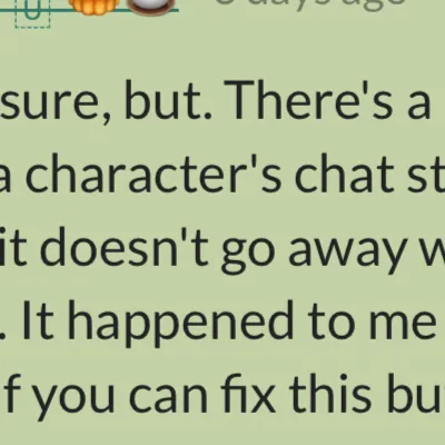 chat with ai character: Uh guys 😞
