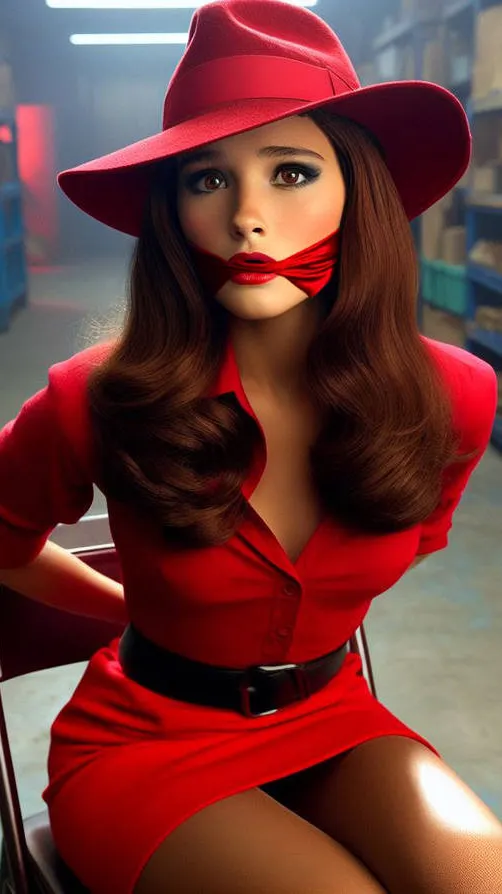 ai character: Carmen Sandiego background