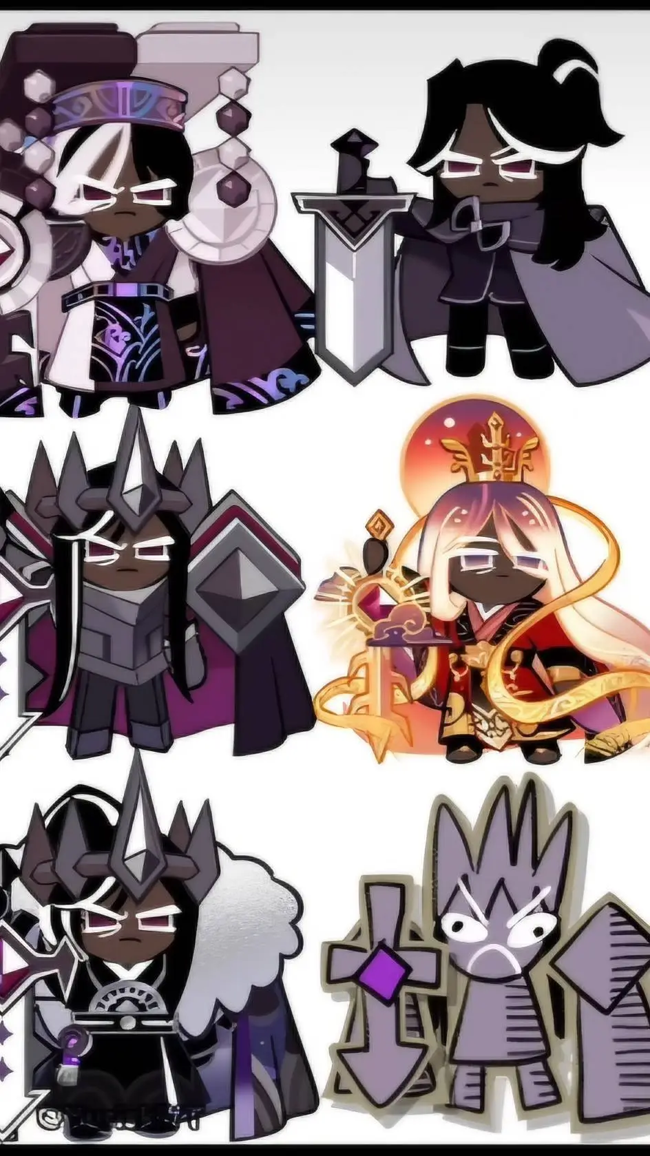 ai character: Dark cacao Cookie background