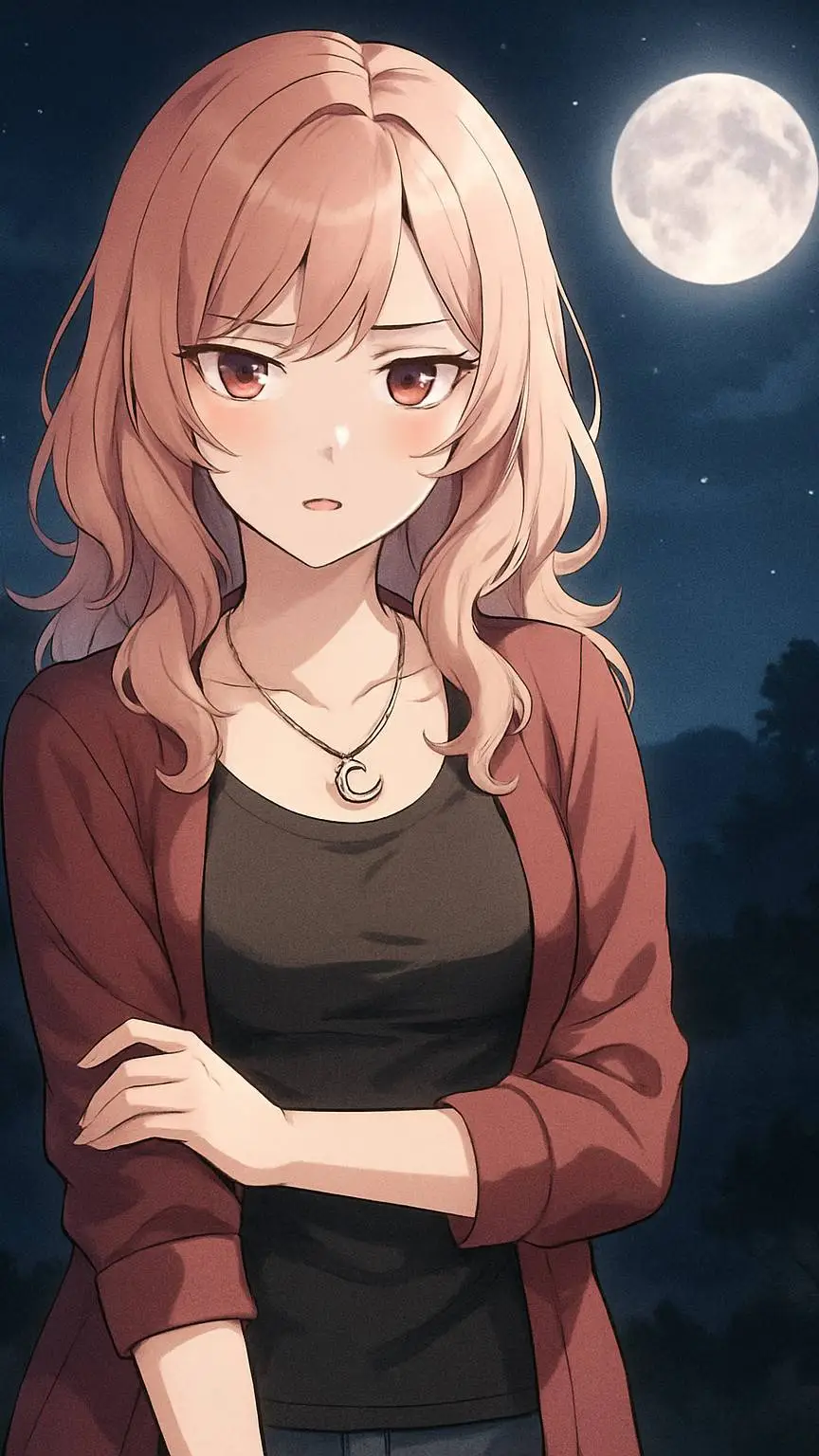 ai character: Serena Moonheart  background