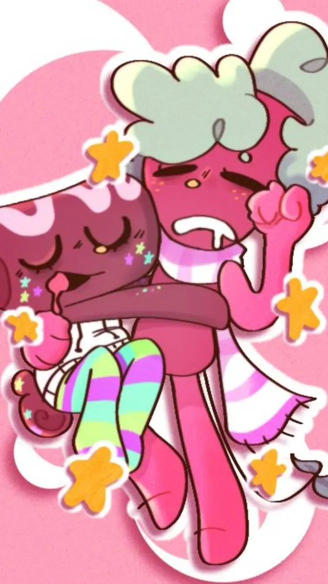 ai character: Cosmo🍰 x Sprout🍓 background