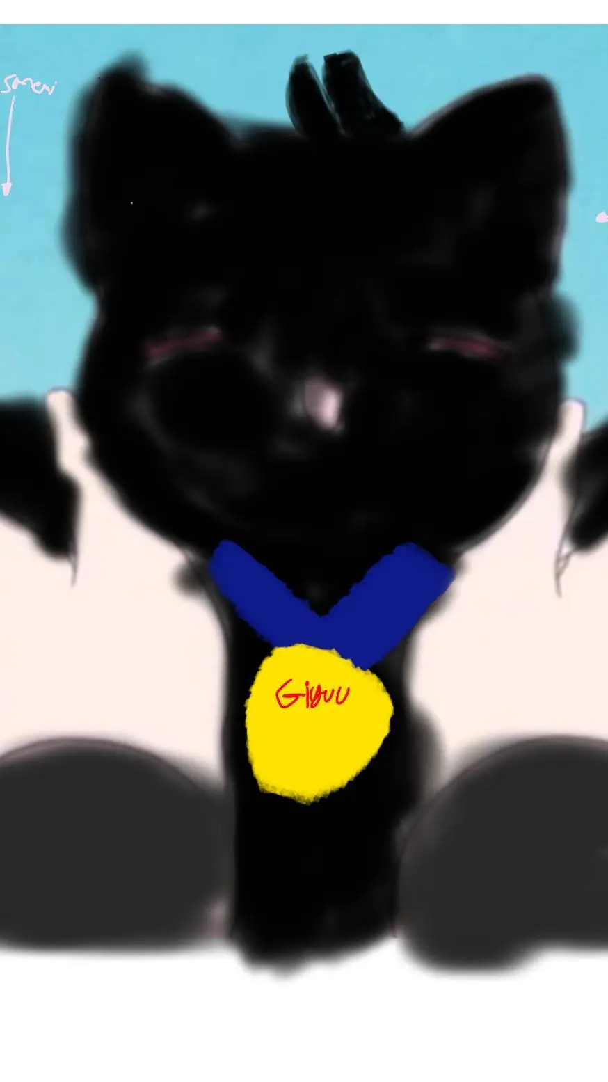ai character: Kny kitty background