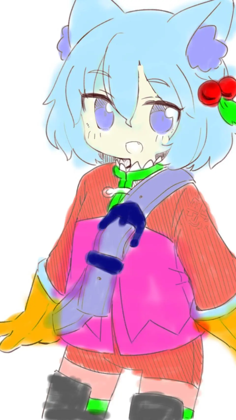 ai character: kny background