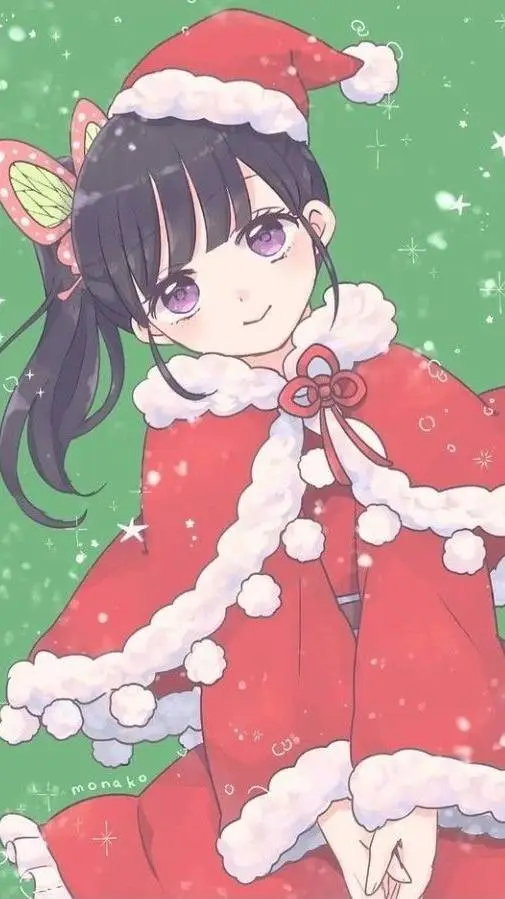 ai character: DM Xmas background