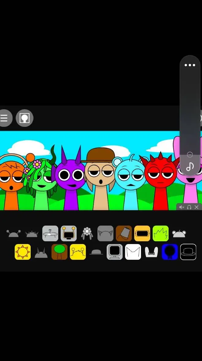 ai character: Sprunki CHRISTMAS  background