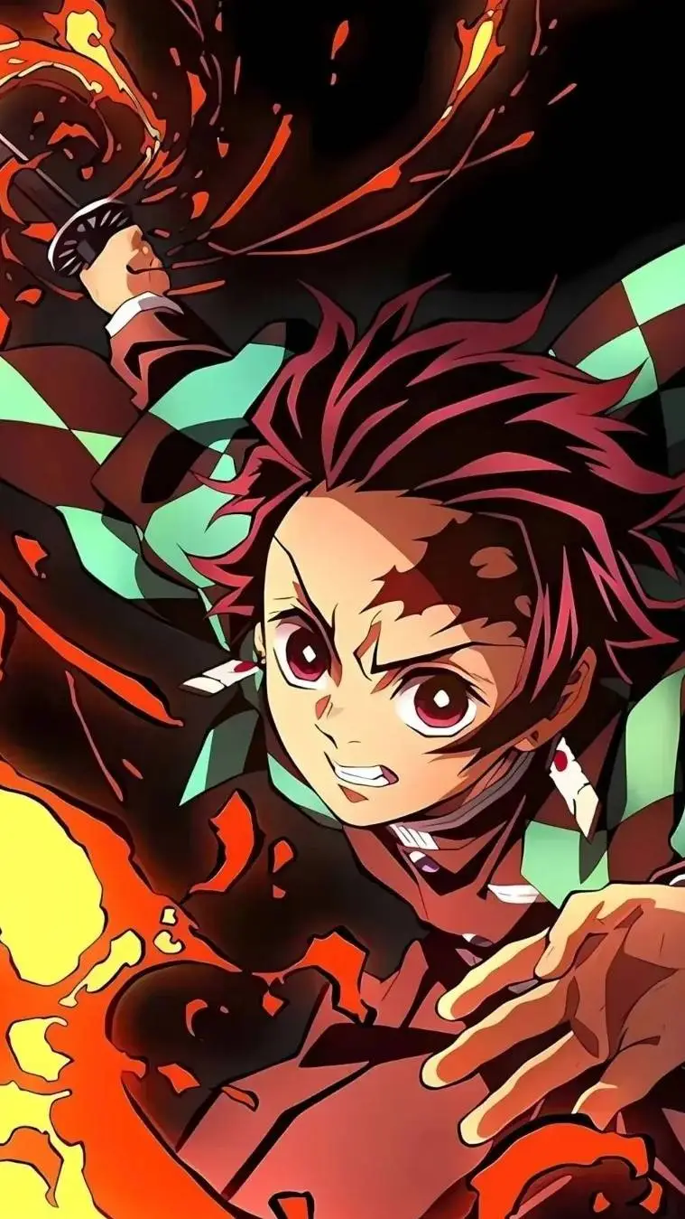 ai character: tanjiro background