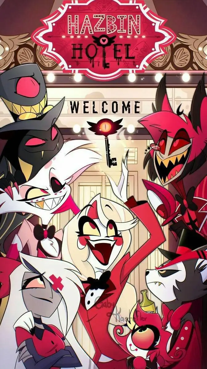 ai character: Hotel hazbin •°• background