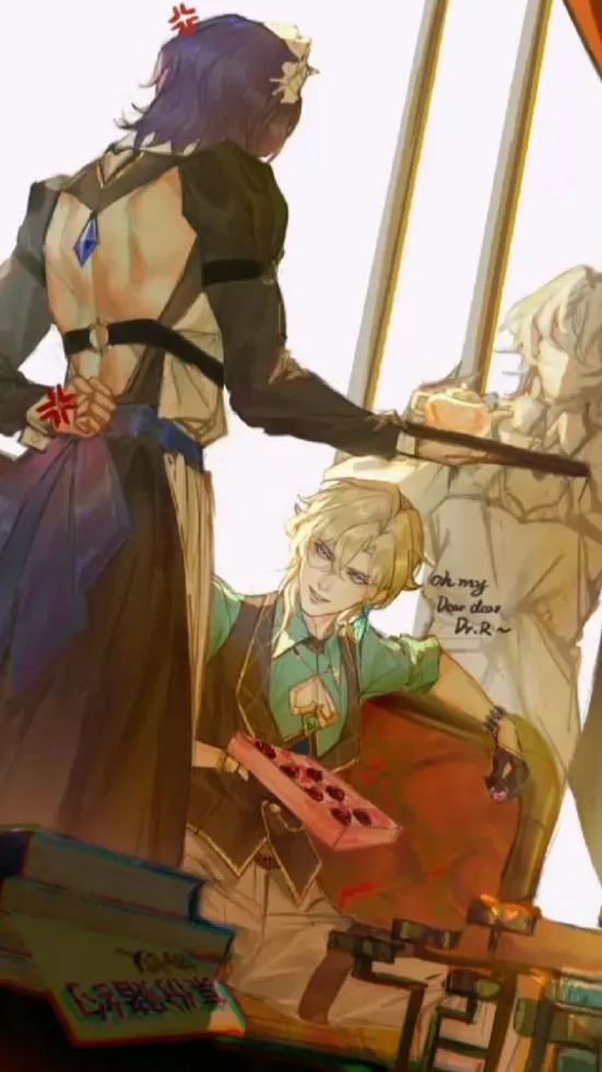 ai character: 🎰Aventurine🎰 background