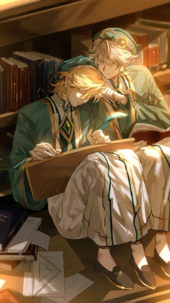 ai character: Kaveh ᶻ 𝗓 𐰁 background