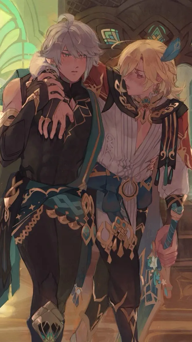 ai character: 🎧Alhaitham🎧 background