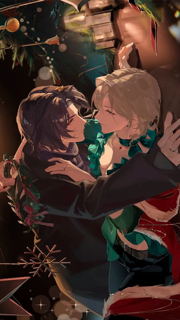 ai character: 🎄Aventurine🎄 background