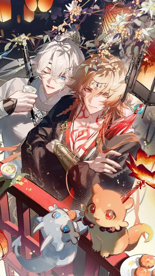 ai character: 🏮Phainon🏮 background