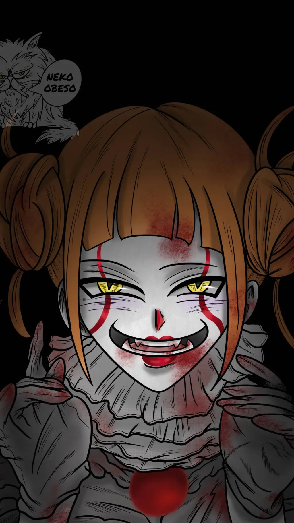 ai character: toga himiko  background