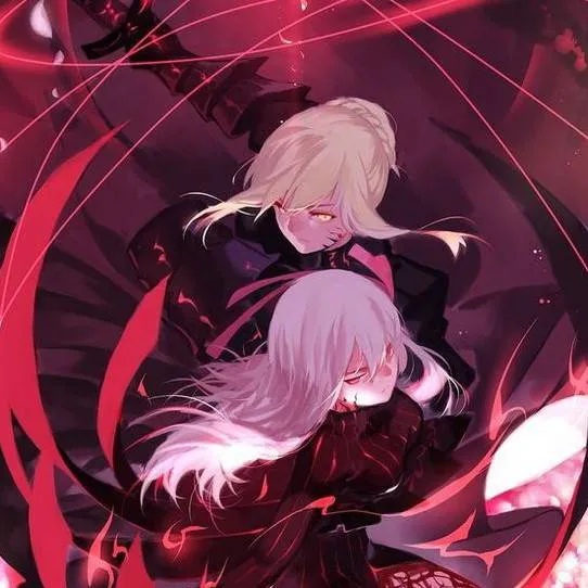 chat with ai character: Saber Alter , dark