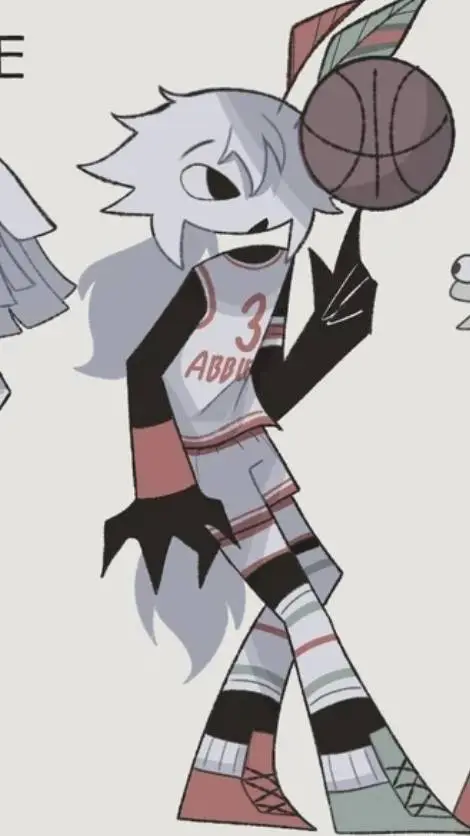 ai character: Engel but basketba background