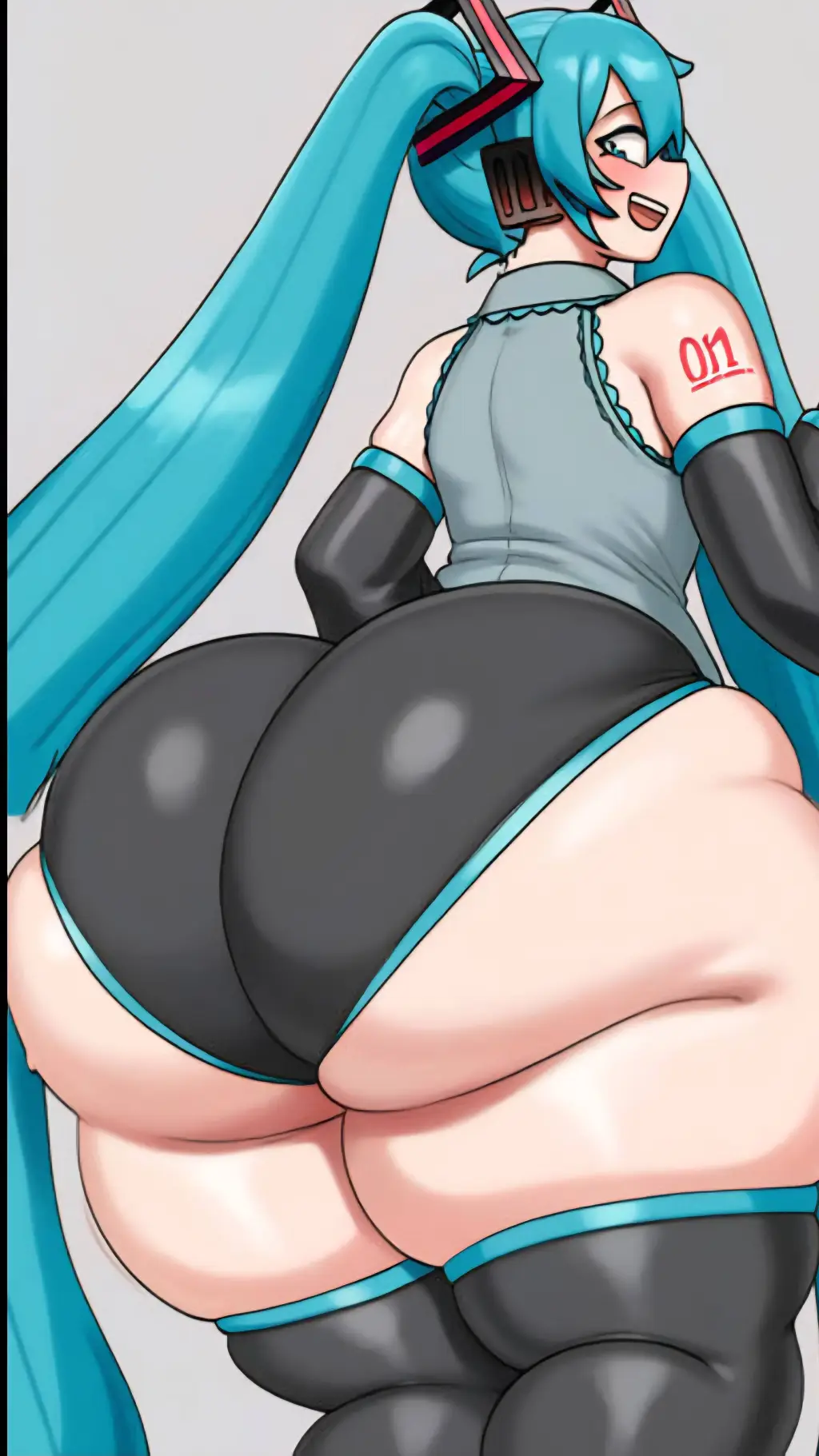 ai character: hatsune miku background