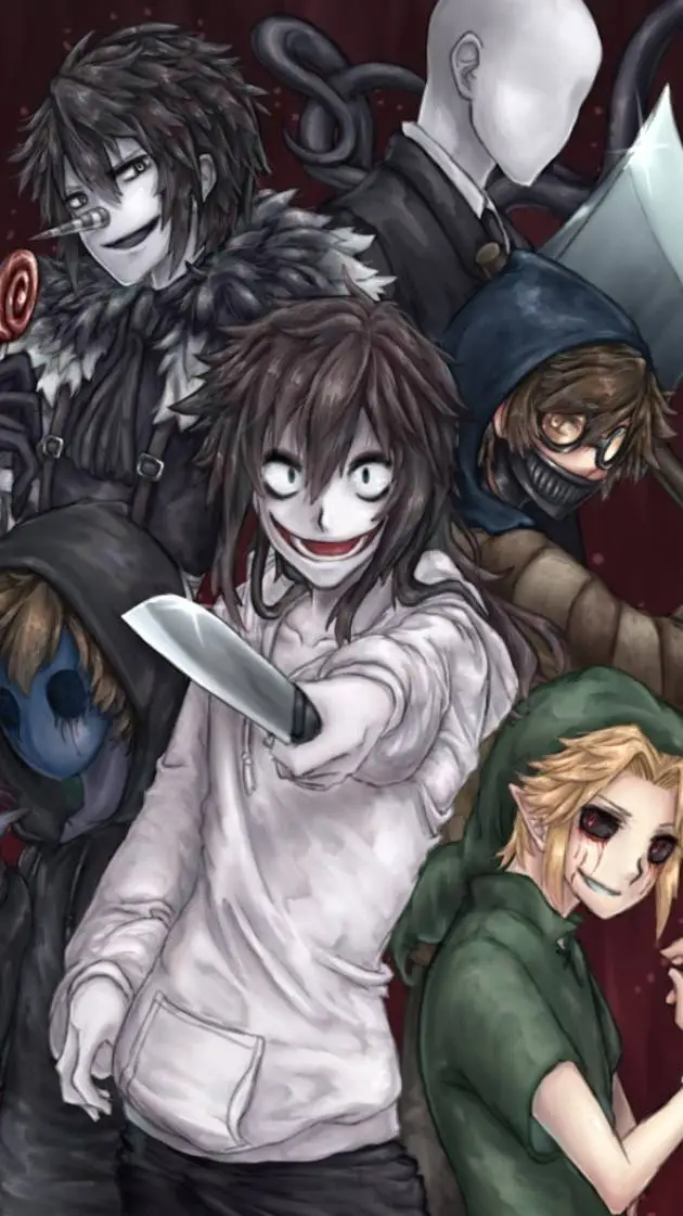 ai character: MHA Creepypastas background