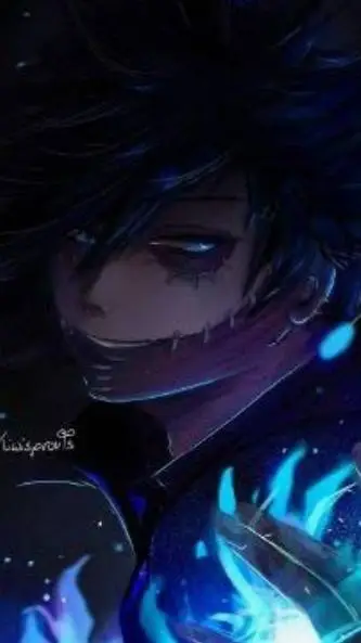 ai character: Dabi in UA attack background