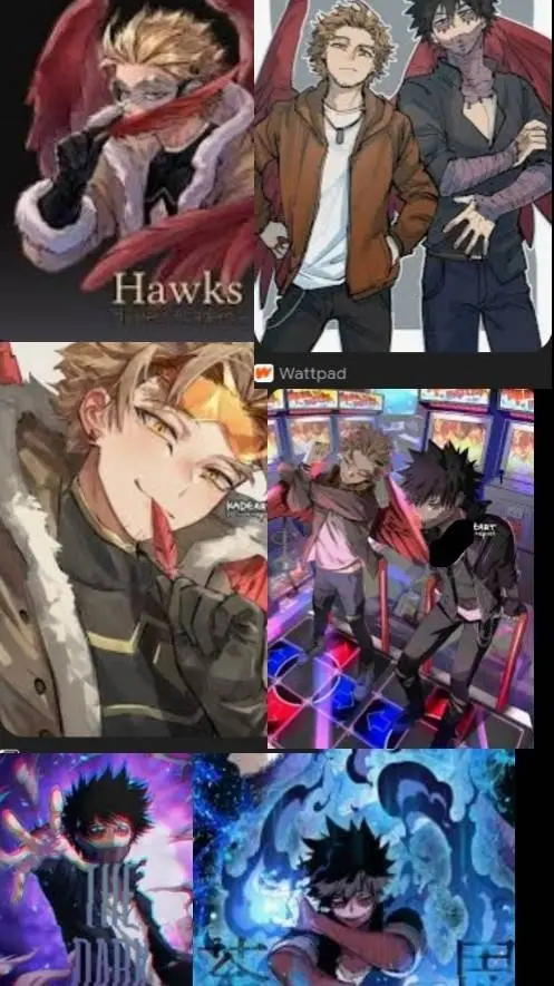 ai character: Hawks + Dabi + you background