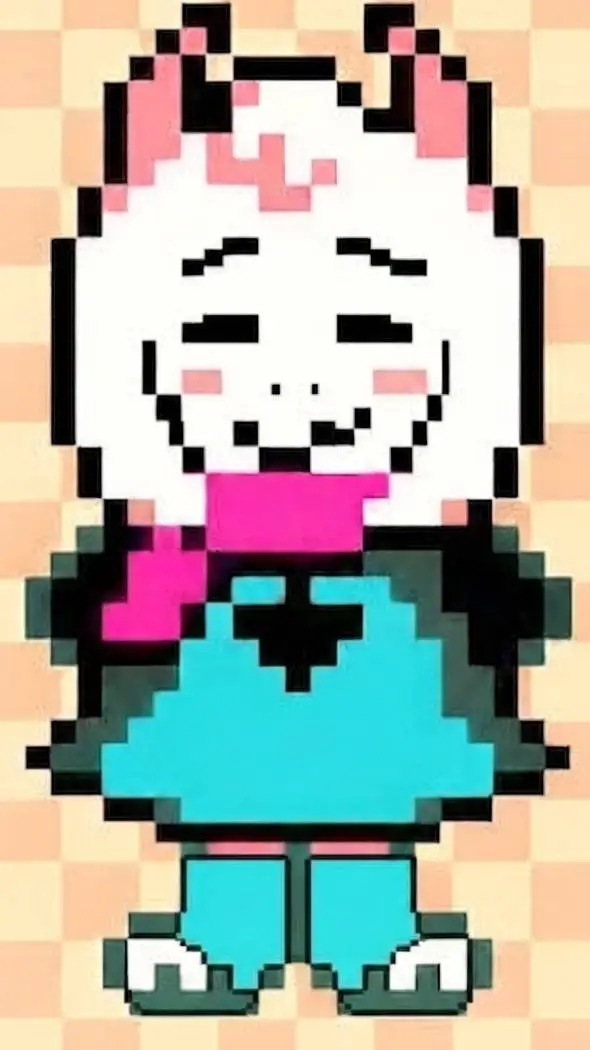 ai character: lyra(ralsei's mom) background
