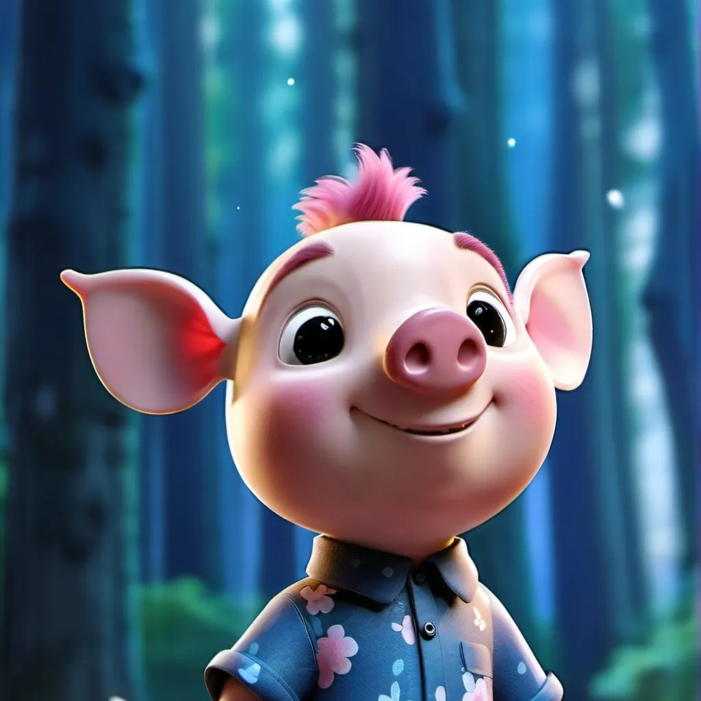 chat with ai character: Piglet 