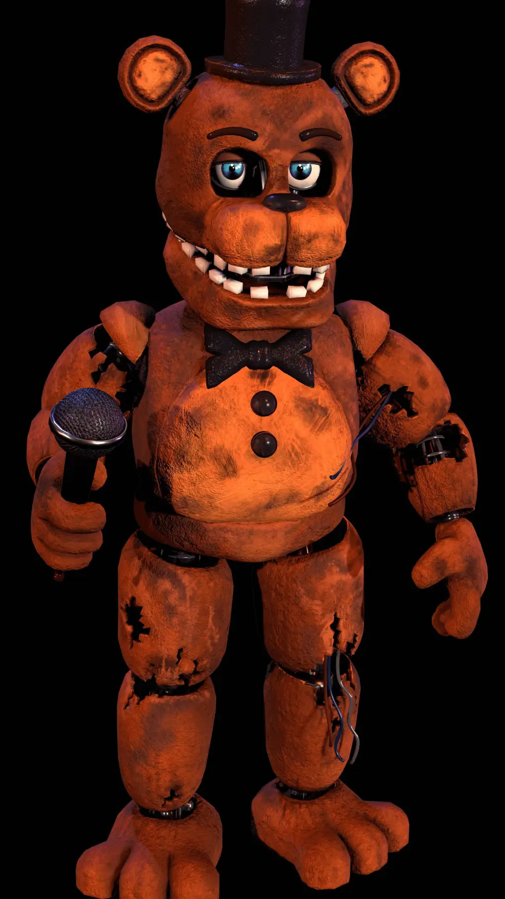 ai character: Withered Freddy background