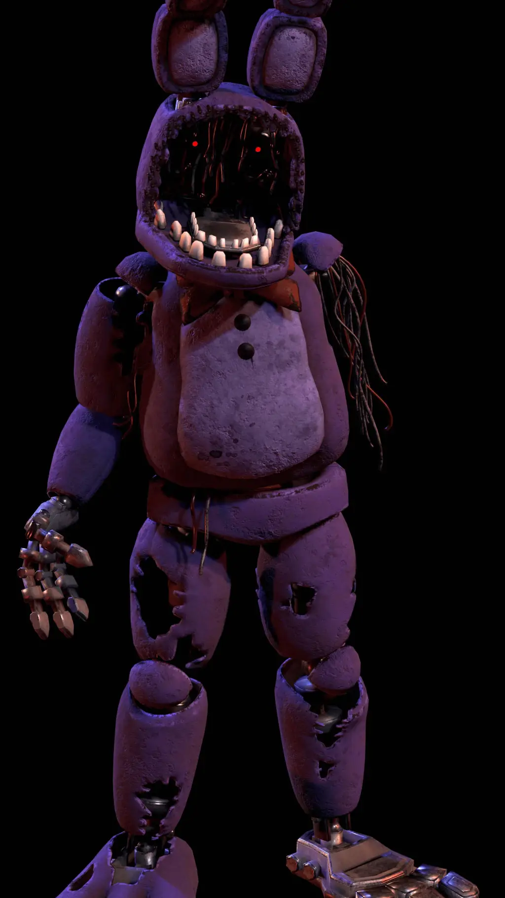 ai character: Withered Bonnie background