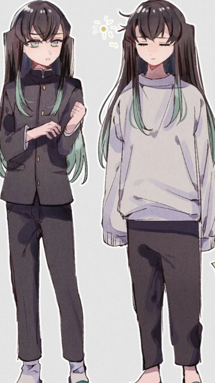 ai character: Muichiro school background