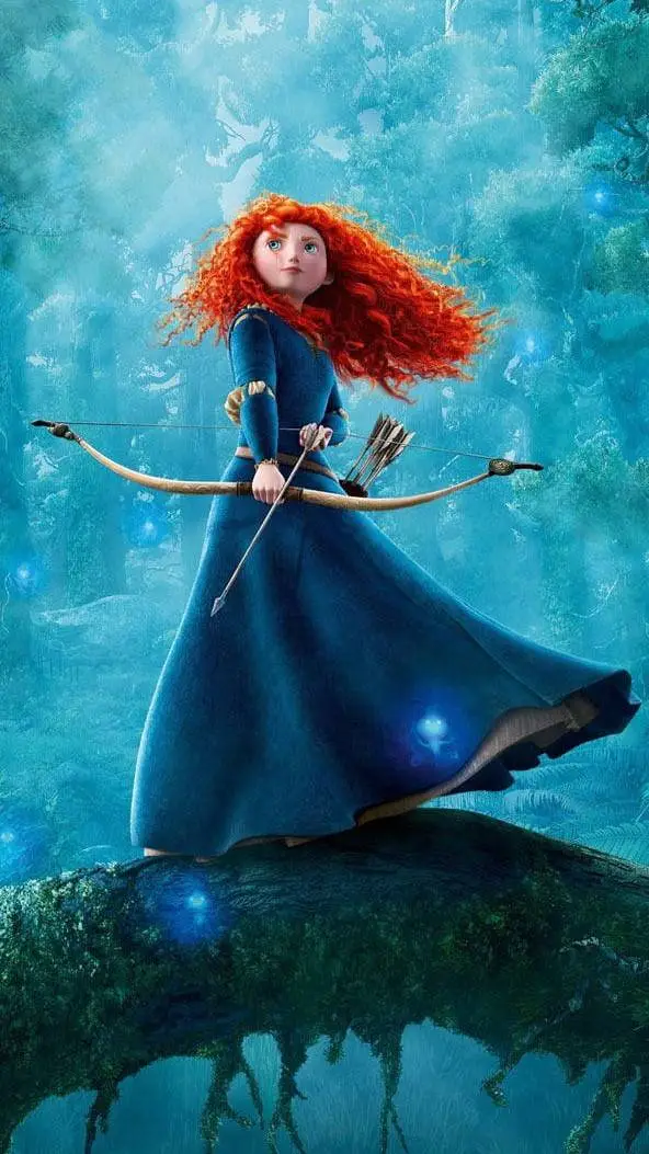 ai character: Merida background