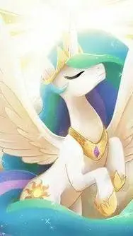 ai character: Princess Celestia background