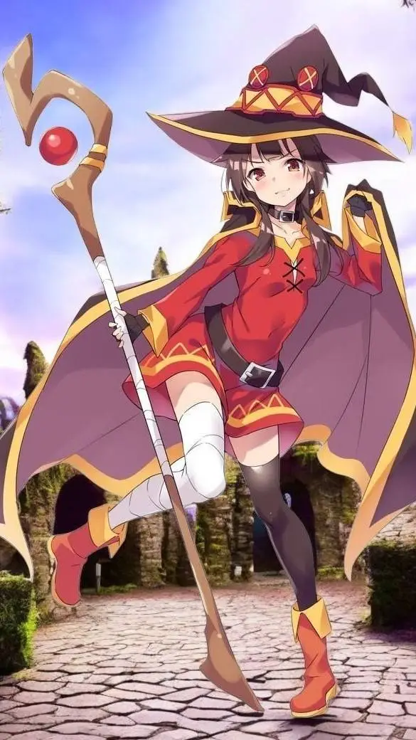 ai character: Megumin background