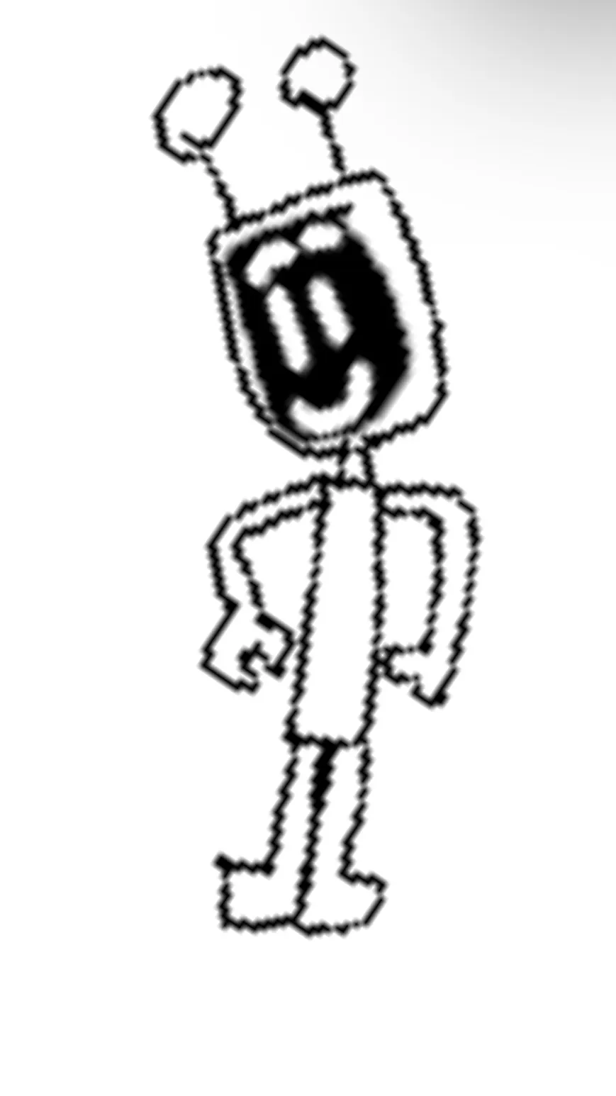 ai character: Robot man background