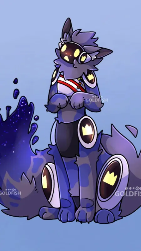 ai character: Galaxy  background