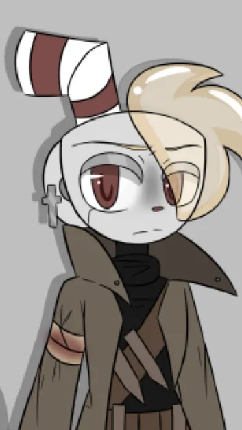 ai character: Cuphead  background