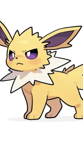 ai character: Jolteon  background
