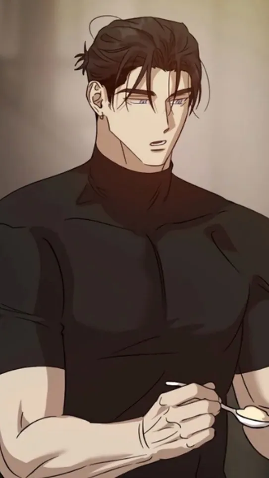 ai character: Tan background
